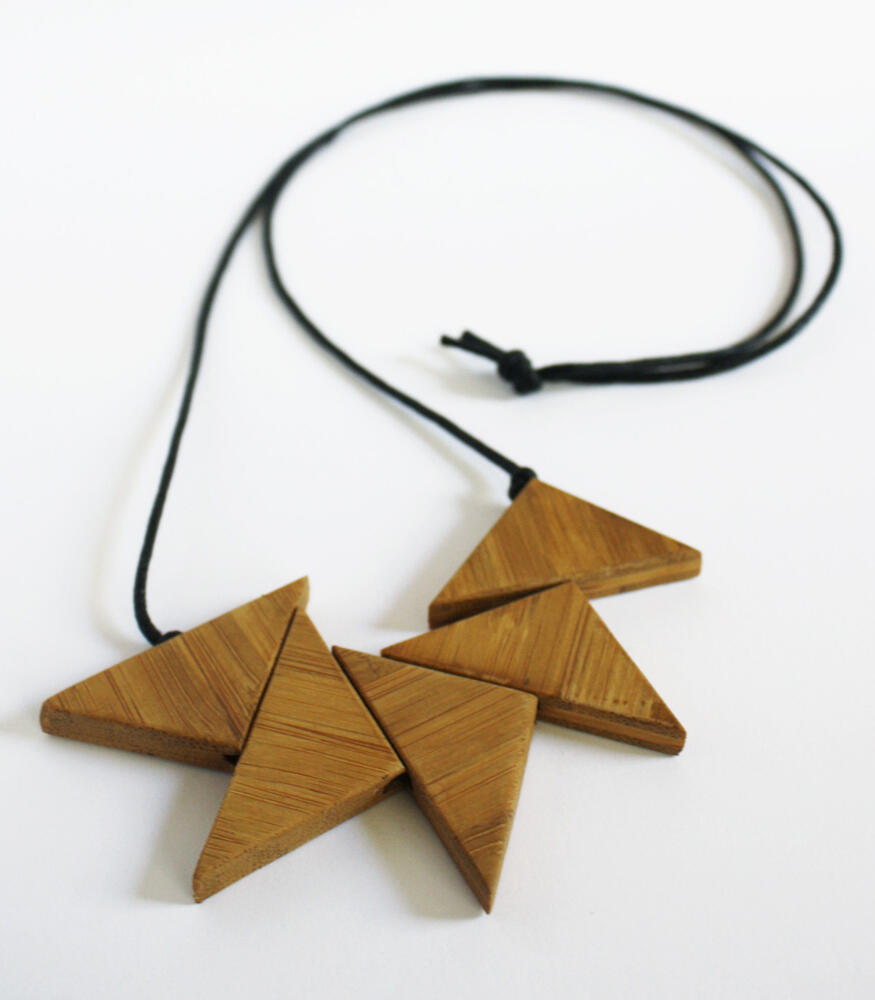 Angles - wood necklace by Tamara Bagnell