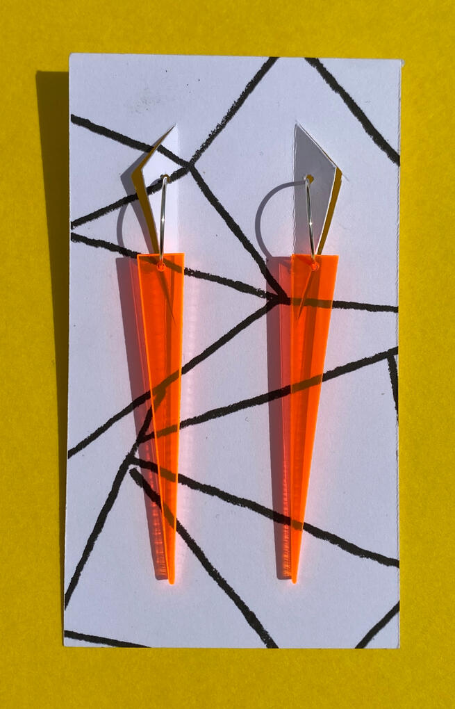 Thorn earrings by Tamara Bagnell